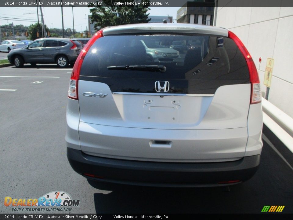 2014 Honda CR-V EX Alabaster Silver Metallic / Gray Photo #4