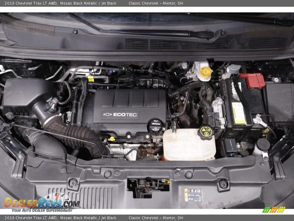 2019 Chevrolet Trax LT AWD Mosaic Black Metallic / Jet Black Photo #17