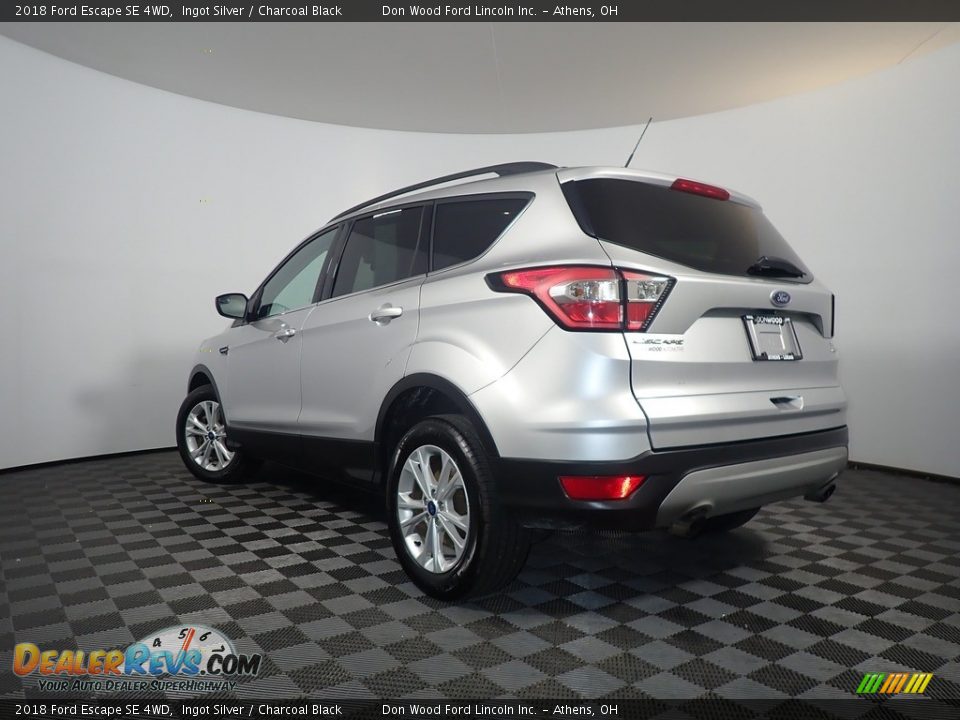 2018 Ford Escape SE 4WD Ingot Silver / Charcoal Black Photo #11
