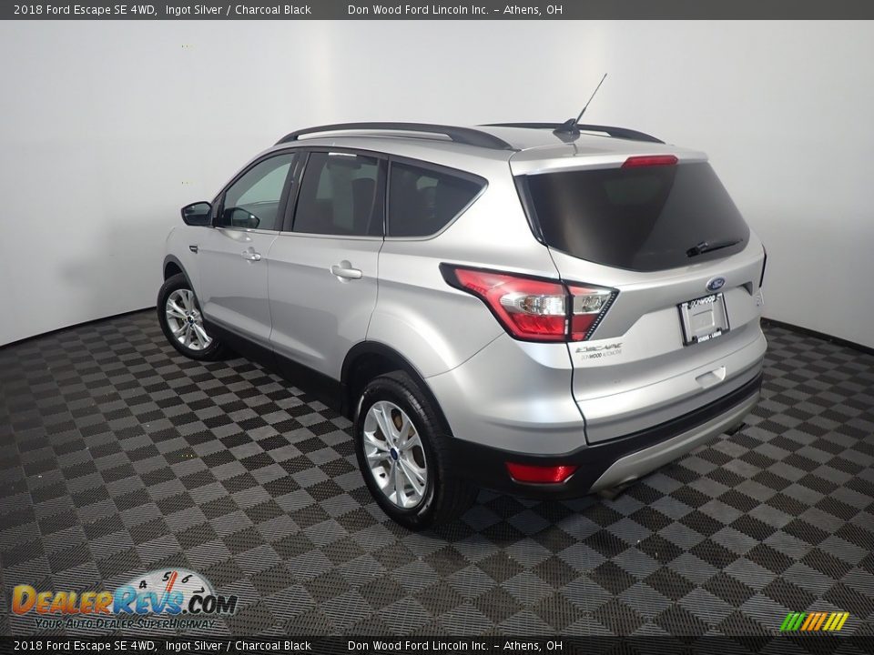 2018 Ford Escape SE 4WD Ingot Silver / Charcoal Black Photo #12