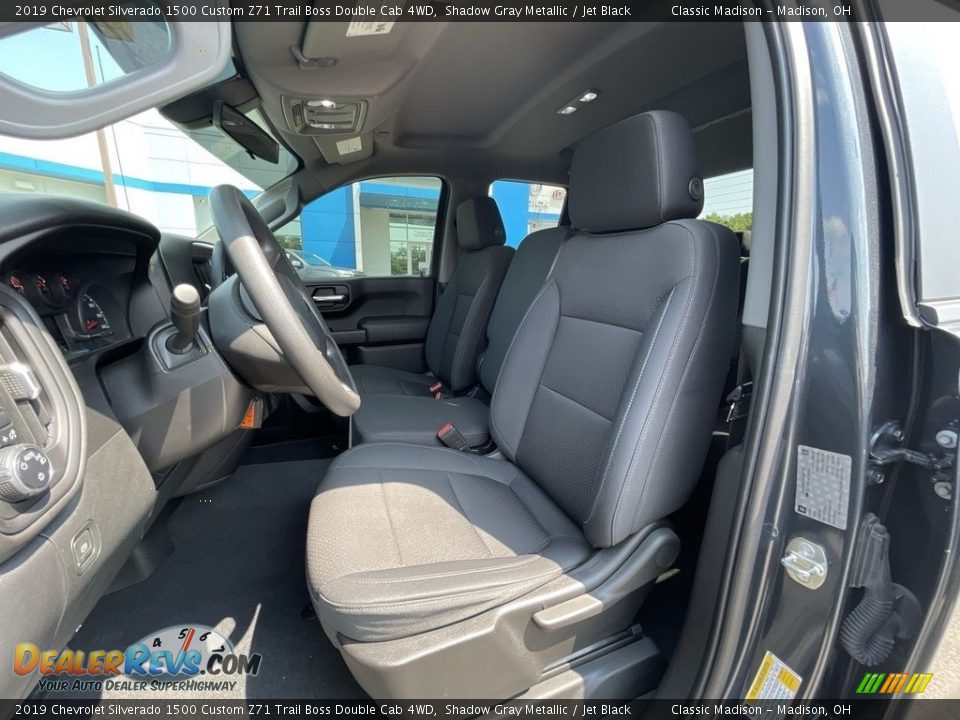 2019 Chevrolet Silverado 1500 Custom Z71 Trail Boss Double Cab 4WD Shadow Gray Metallic / Jet Black Photo #3