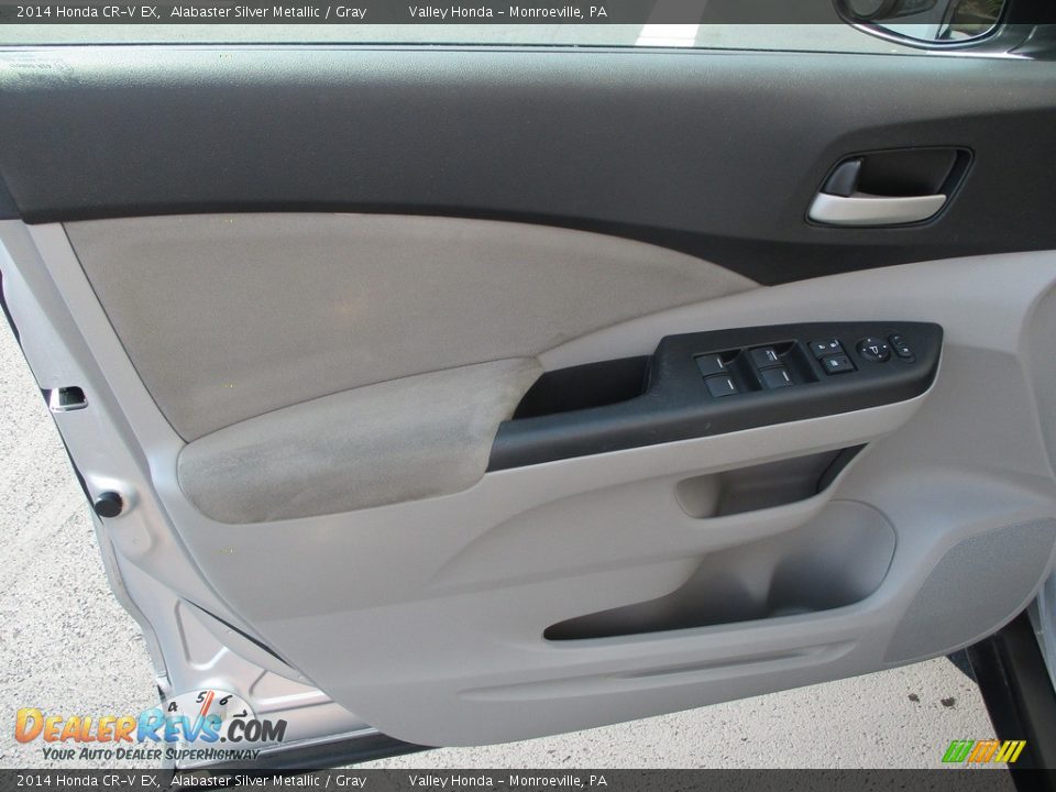 2014 Honda CR-V EX Alabaster Silver Metallic / Gray Photo #11