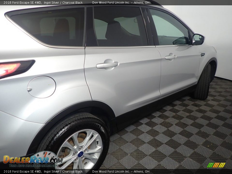 2018 Ford Escape SE 4WD Ingot Silver / Charcoal Black Photo #19