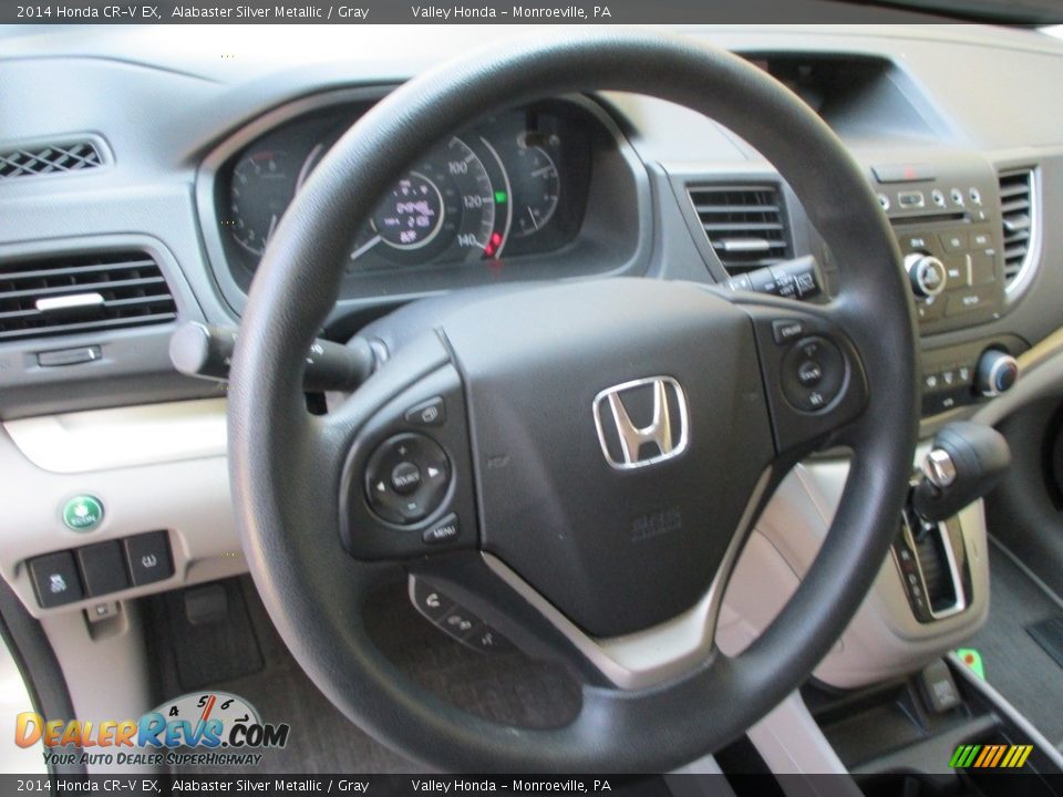 2014 Honda CR-V EX Alabaster Silver Metallic / Gray Photo #15