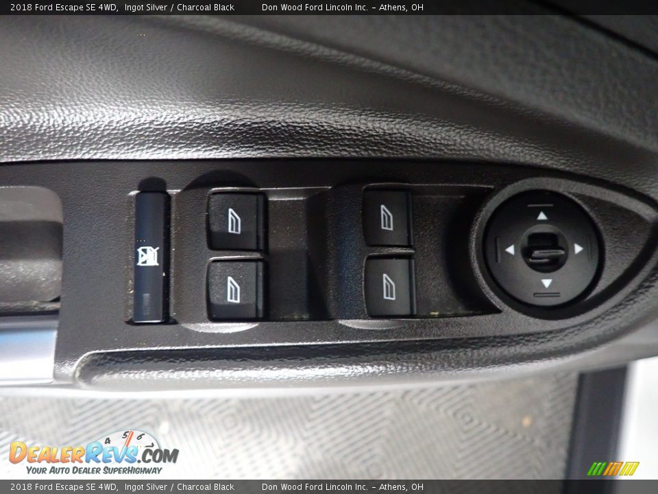 2018 Ford Escape SE 4WD Ingot Silver / Charcoal Black Photo #22