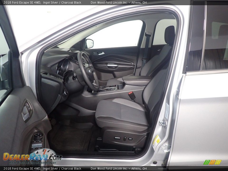 2018 Ford Escape SE 4WD Ingot Silver / Charcoal Black Photo #23