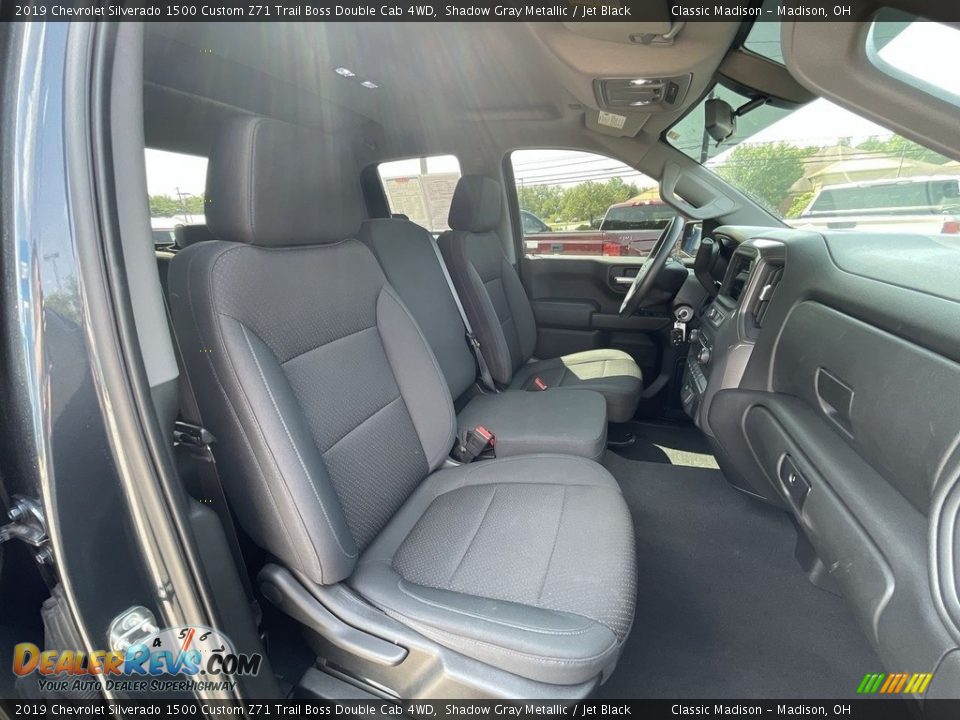 2019 Chevrolet Silverado 1500 Custom Z71 Trail Boss Double Cab 4WD Shadow Gray Metallic / Jet Black Photo #13