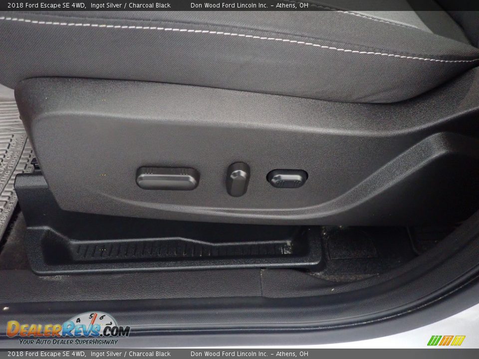 2018 Ford Escape SE 4WD Ingot Silver / Charcoal Black Photo #24
