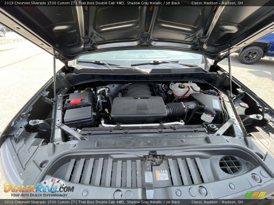 2019 Chevrolet Silverado 1500 Custom Z71 Trail Boss Double Cab 4WD Shadow Gray Metallic / Jet Black Photo #14