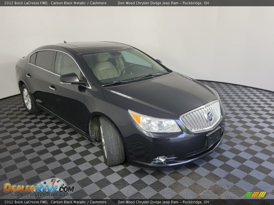 2012 Buick LaCrosse FWD Carbon Black Metallic / Cashmere Photo #4