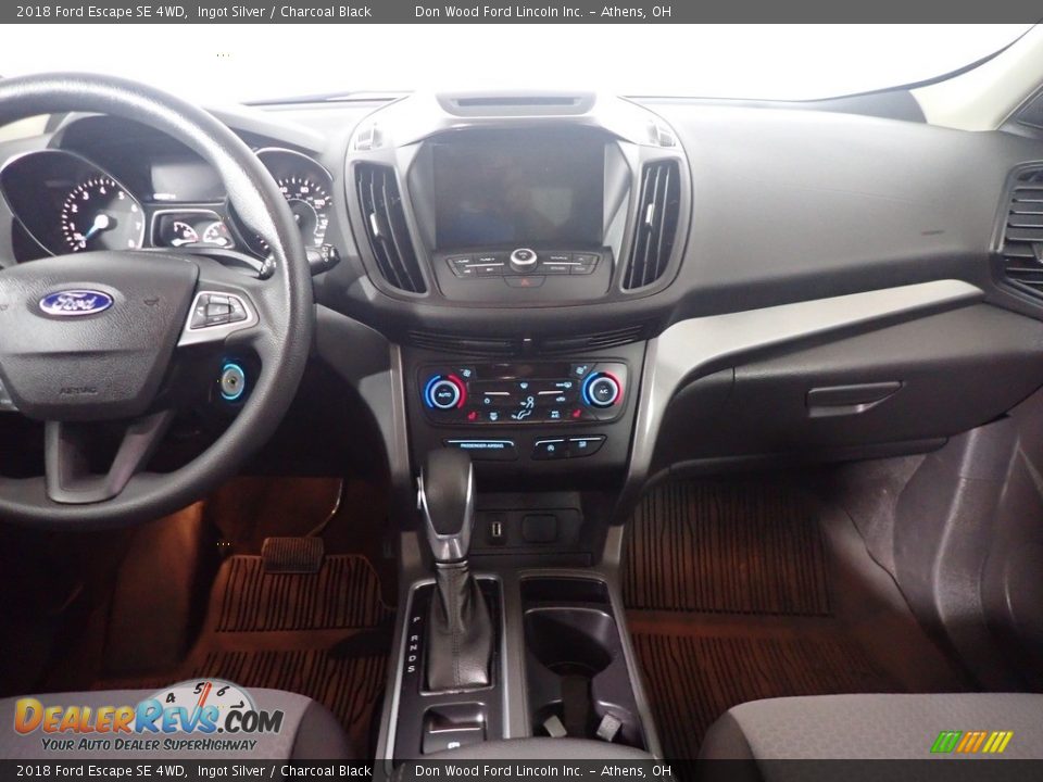 2018 Ford Escape SE 4WD Ingot Silver / Charcoal Black Photo #26
