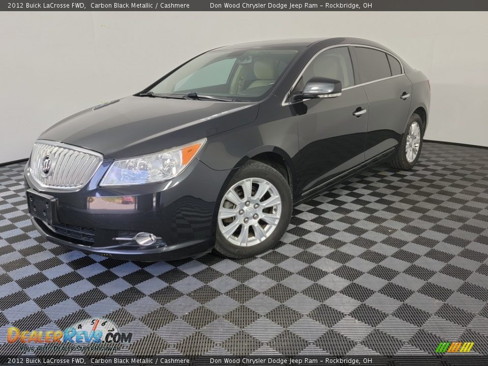 2012 Buick LaCrosse FWD Carbon Black Metallic / Cashmere Photo #6