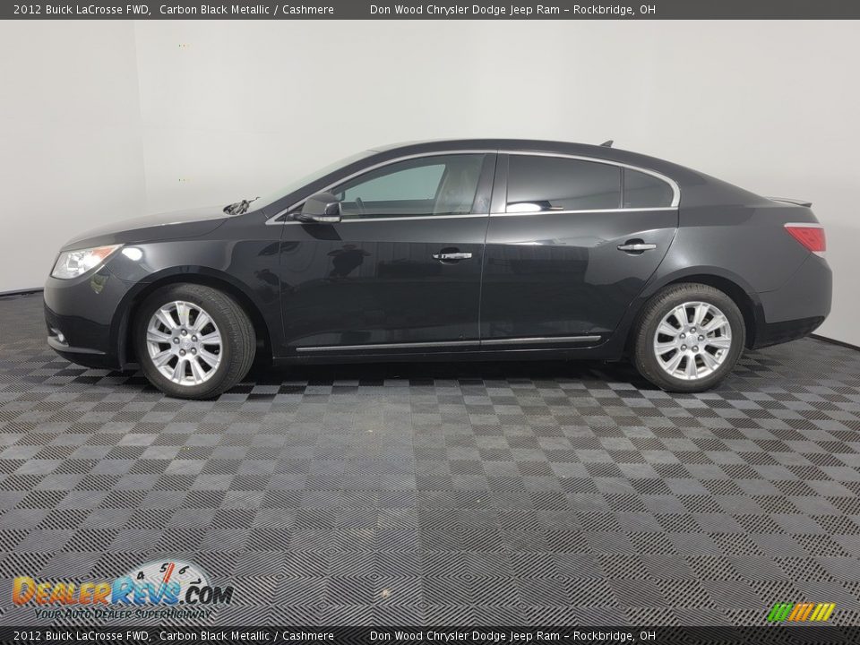 2012 Buick LaCrosse FWD Carbon Black Metallic / Cashmere Photo #7