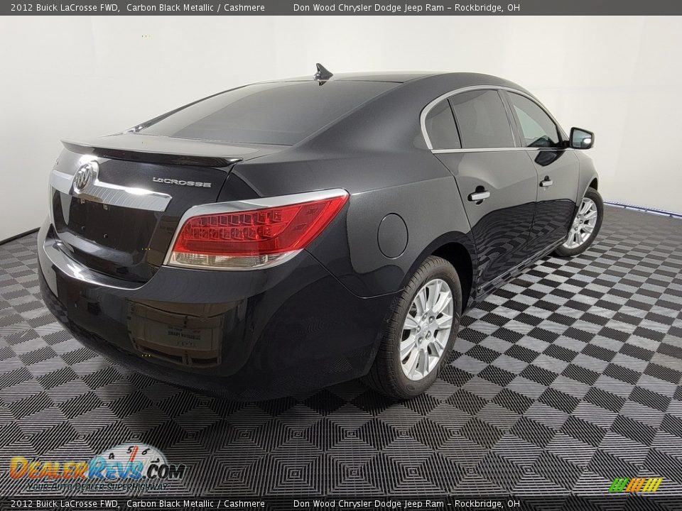 2012 Buick LaCrosse FWD Carbon Black Metallic / Cashmere Photo #10