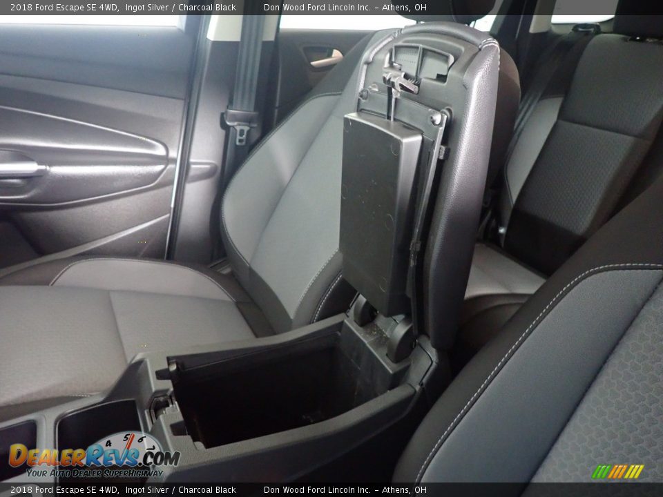 2018 Ford Escape SE 4WD Ingot Silver / Charcoal Black Photo #34
