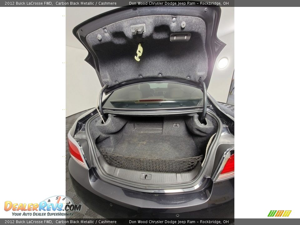 2012 Buick LaCrosse FWD Carbon Black Metallic / Cashmere Photo #12