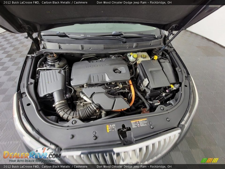 2012 Buick LaCrosse FWD Carbon Black Metallic / Cashmere Photo #14