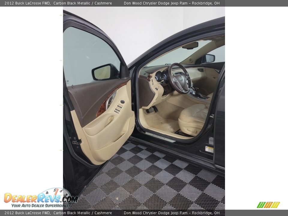 2012 Buick LaCrosse FWD Carbon Black Metallic / Cashmere Photo #15