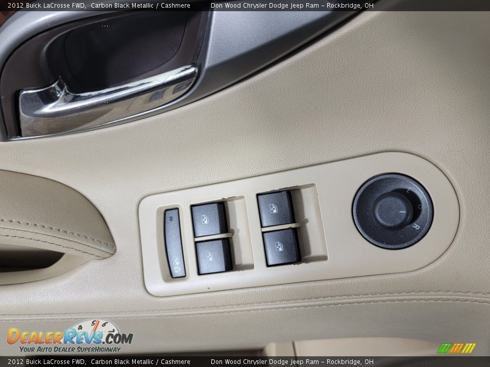 2012 Buick LaCrosse FWD Carbon Black Metallic / Cashmere Photo #17