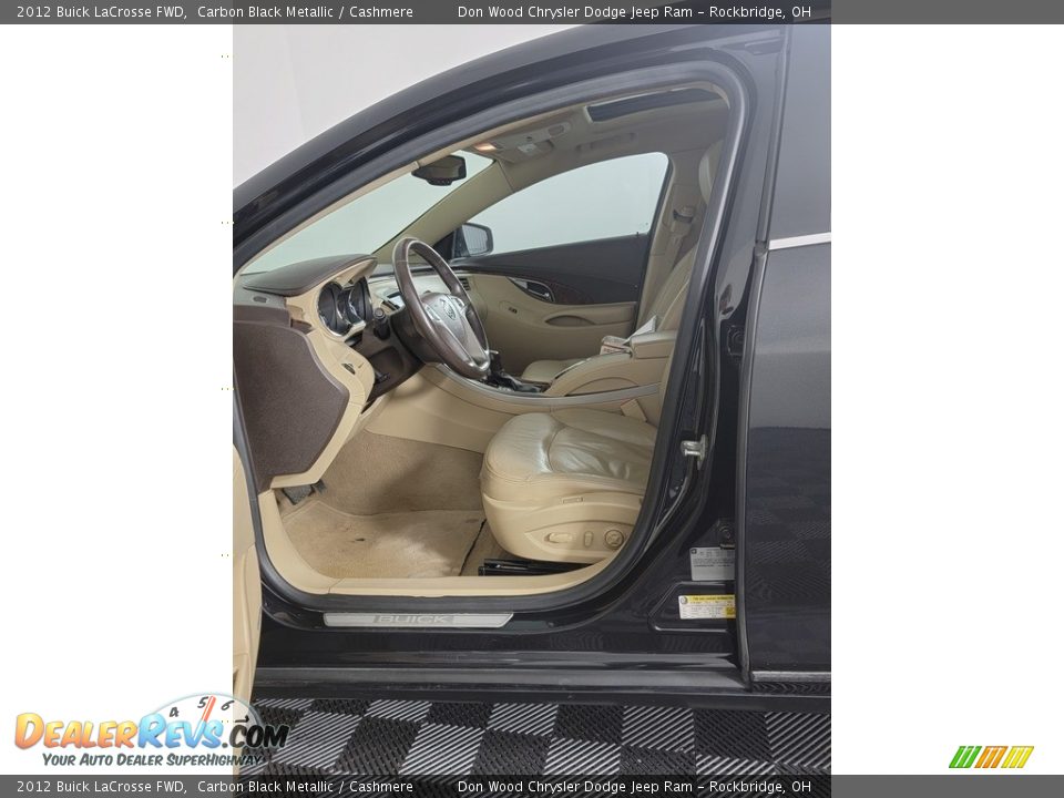 2012 Buick LaCrosse FWD Carbon Black Metallic / Cashmere Photo #18