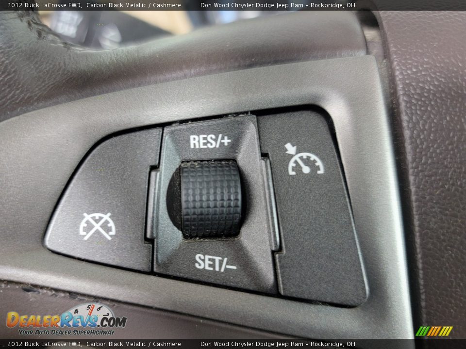 2012 Buick LaCrosse FWD Carbon Black Metallic / Cashmere Photo #21