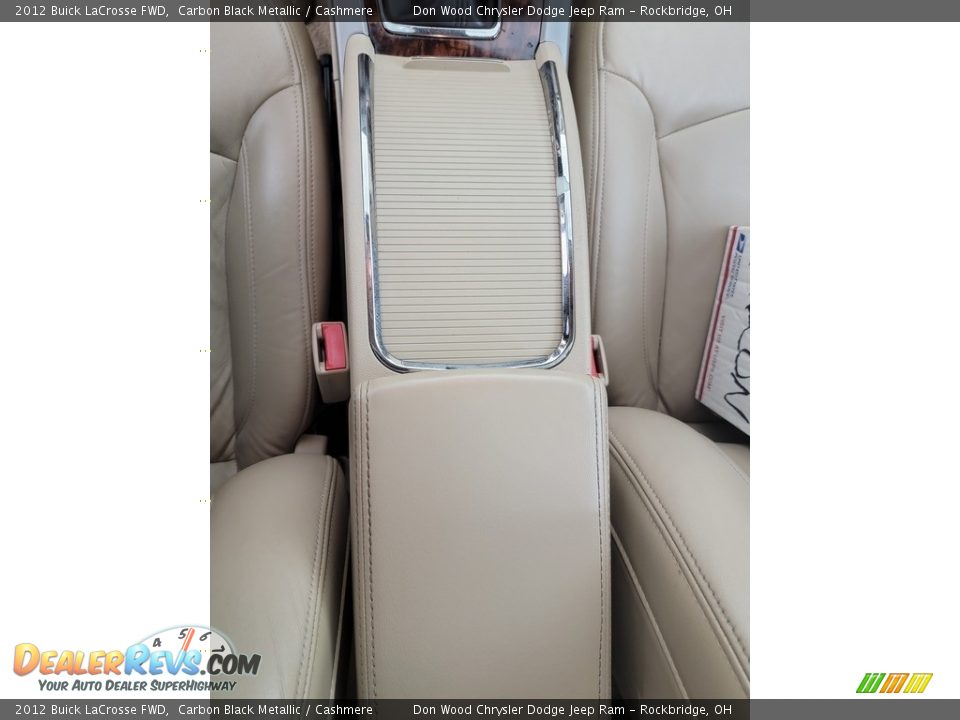 2012 Buick LaCrosse FWD Carbon Black Metallic / Cashmere Photo #26