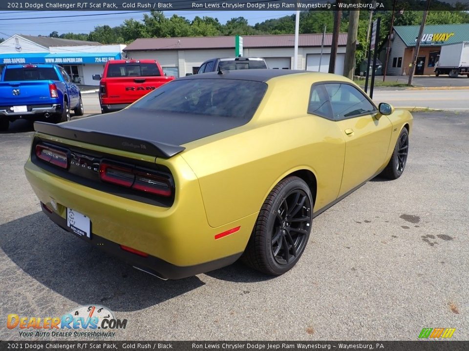 2021 Dodge Challenger R/T Scat Pack Gold Rush / Black Photo #5