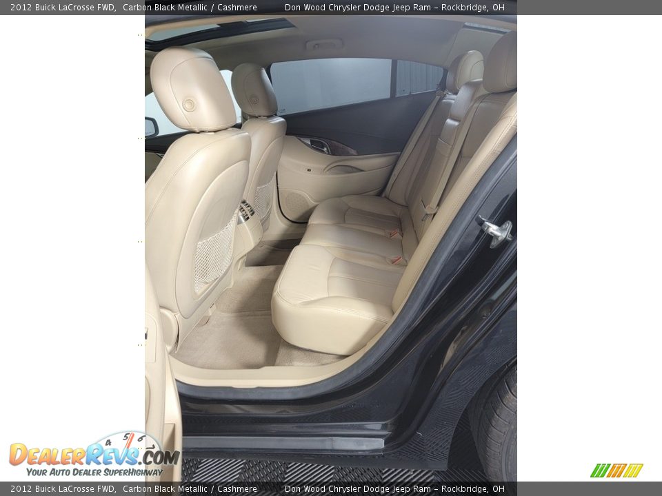 2012 Buick LaCrosse FWD Carbon Black Metallic / Cashmere Photo #31