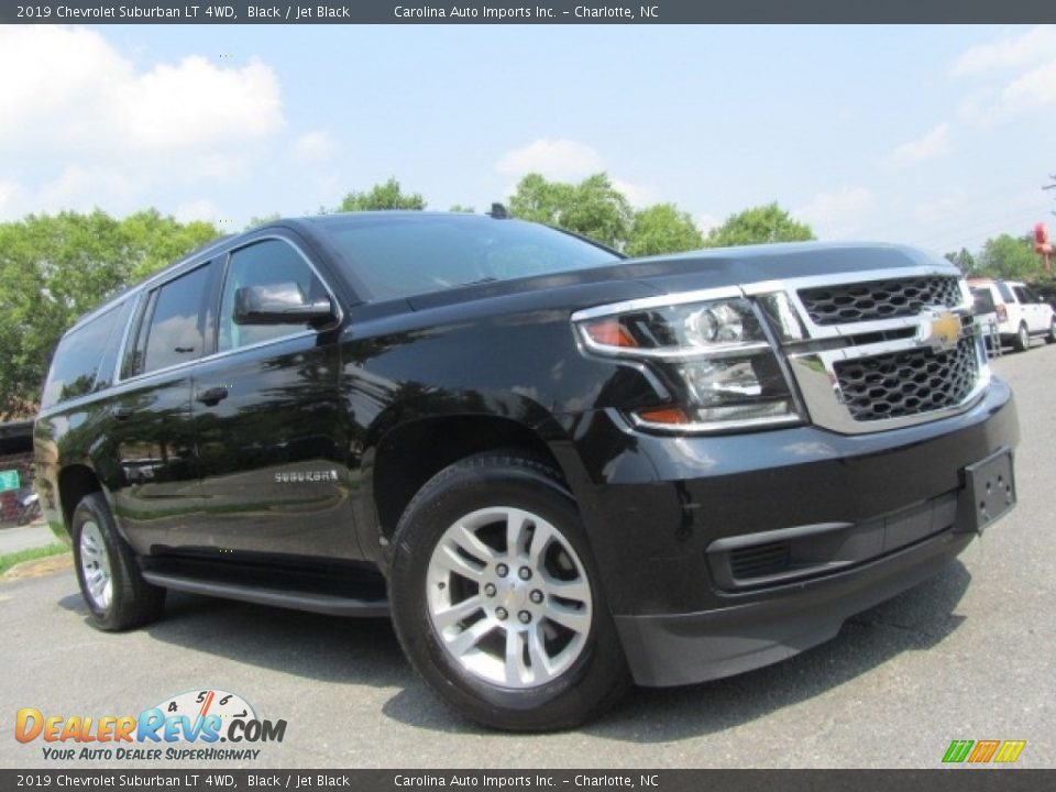 2019 Chevrolet Suburban LT 4WD Black / Jet Black Photo #1