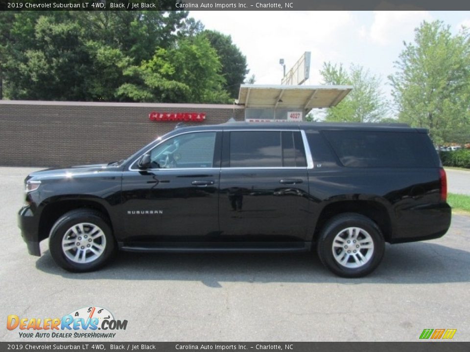 2019 Chevrolet Suburban LT 4WD Black / Jet Black Photo #7