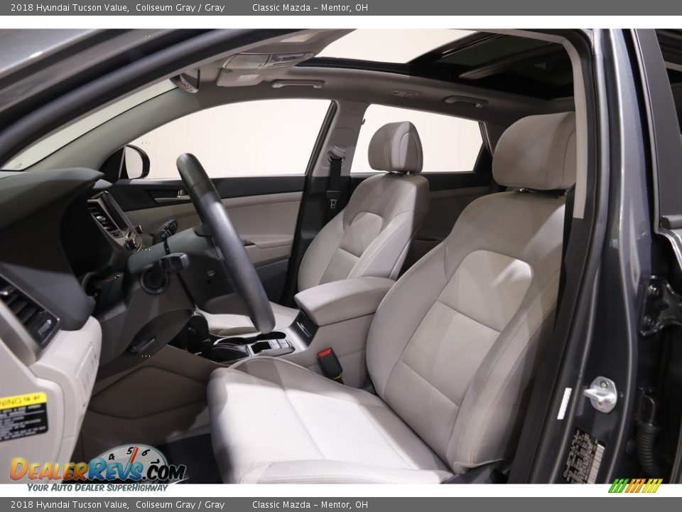 Gray Interior - 2018 Hyundai Tucson Value Photo #5