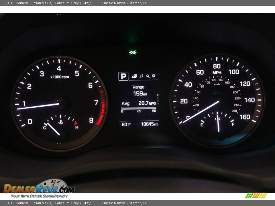 2018 Hyundai Tucson Value Gauges Photo #8