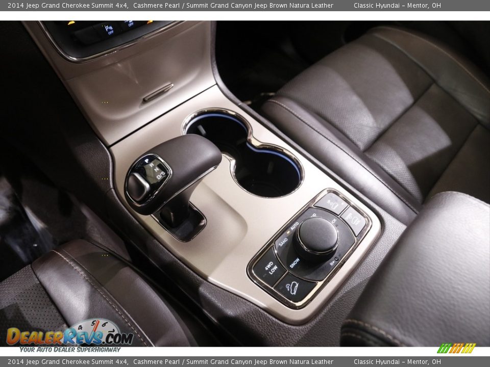 2014 Jeep Grand Cherokee Summit 4x4 Cashmere Pearl / Summit Grand Canyon Jeep Brown Natura Leather Photo #14