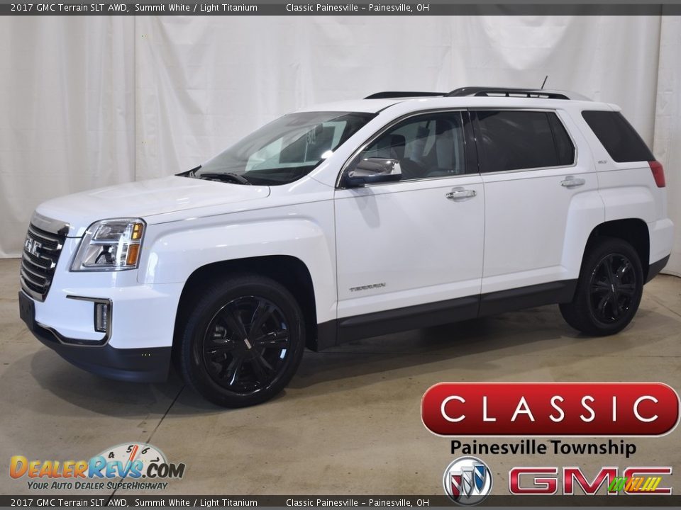 2017 GMC Terrain SLT AWD Summit White / Light Titanium Photo #1