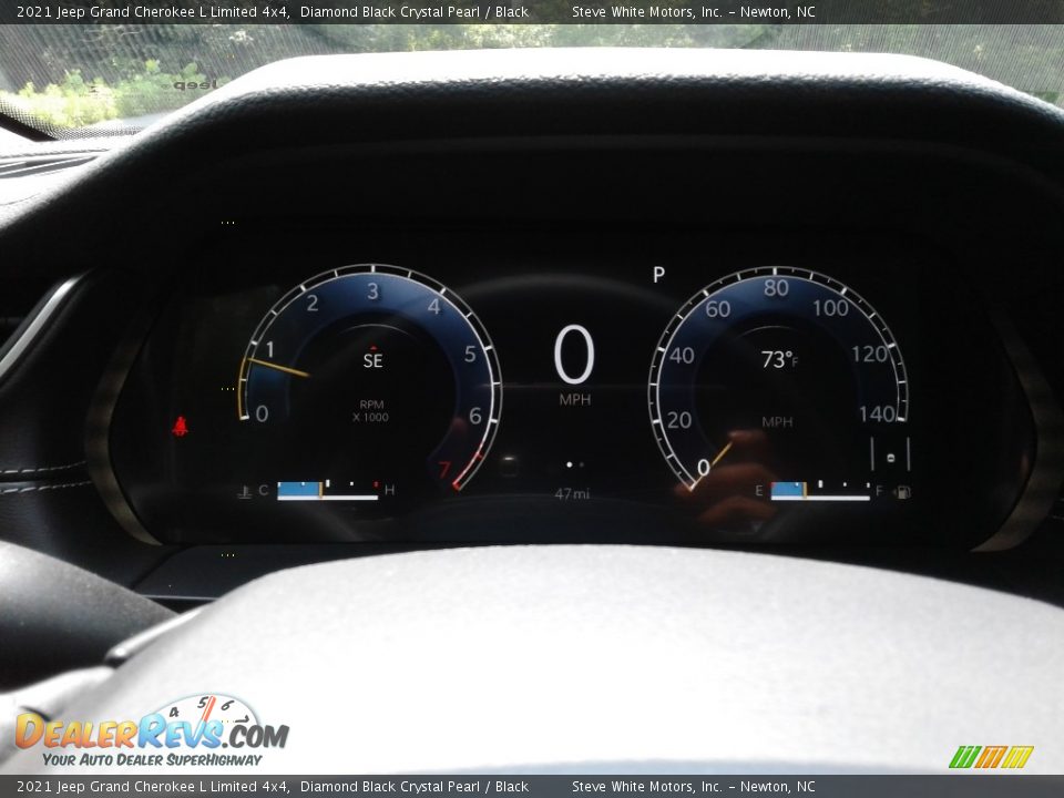 2021 Jeep Grand Cherokee L Limited 4x4 Diamond Black Crystal Pearl / Black Photo #20