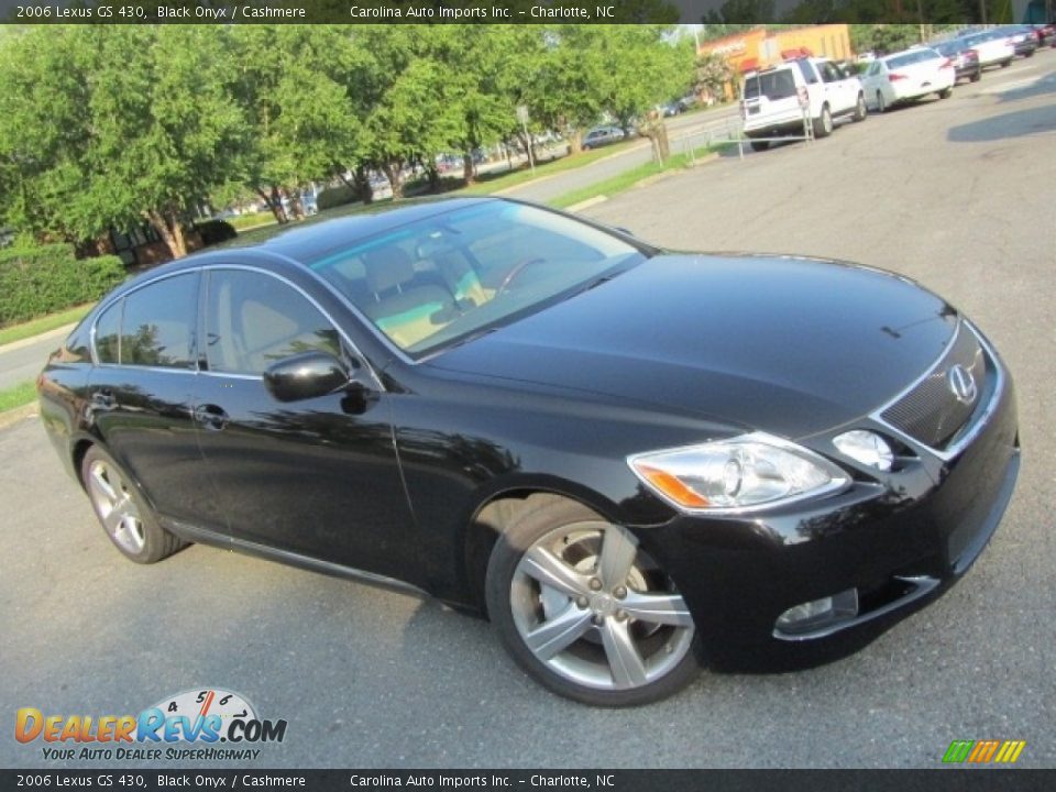 2006 Lexus GS 430 Black Onyx / Cashmere Photo #3