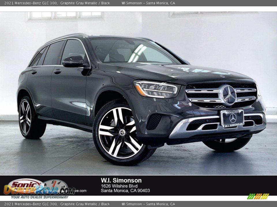 2021 Mercedes-Benz GLC 300 Graphite Gray Metallic / Black Photo #1