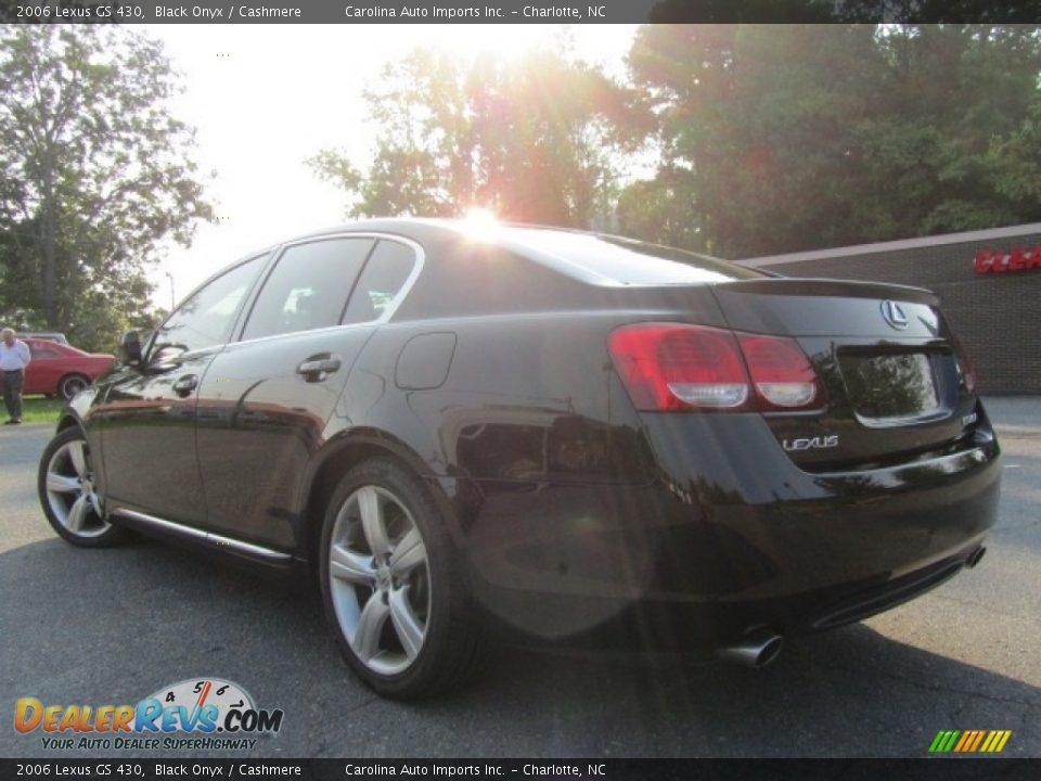 2006 Lexus GS 430 Black Onyx / Cashmere Photo #8