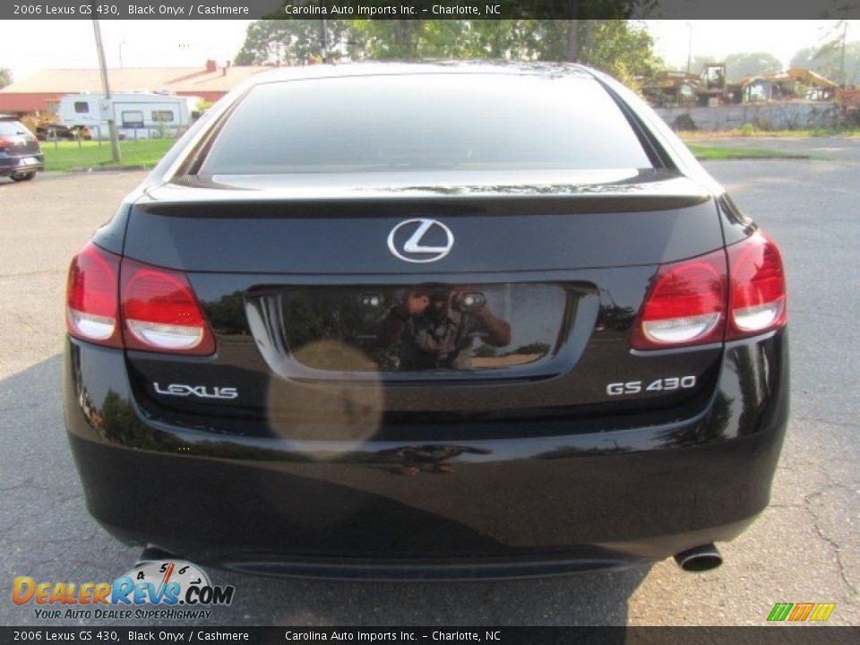 2006 Lexus GS 430 Black Onyx / Cashmere Photo #9