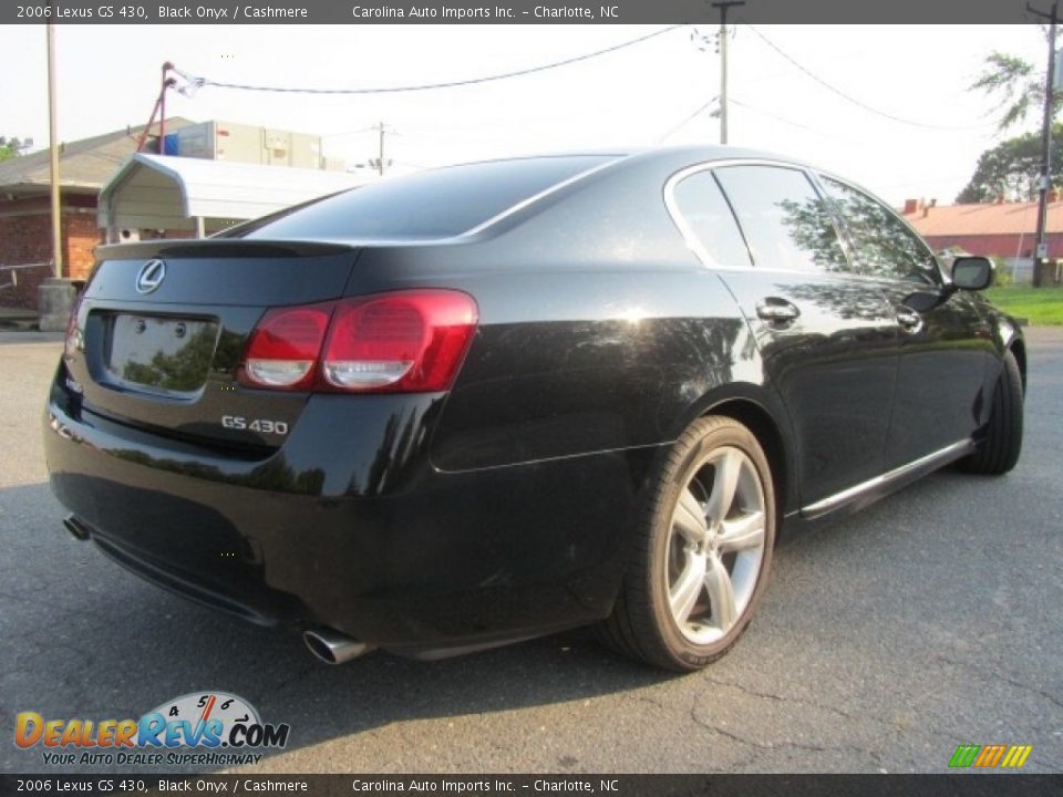 2006 Lexus GS 430 Black Onyx / Cashmere Photo #10