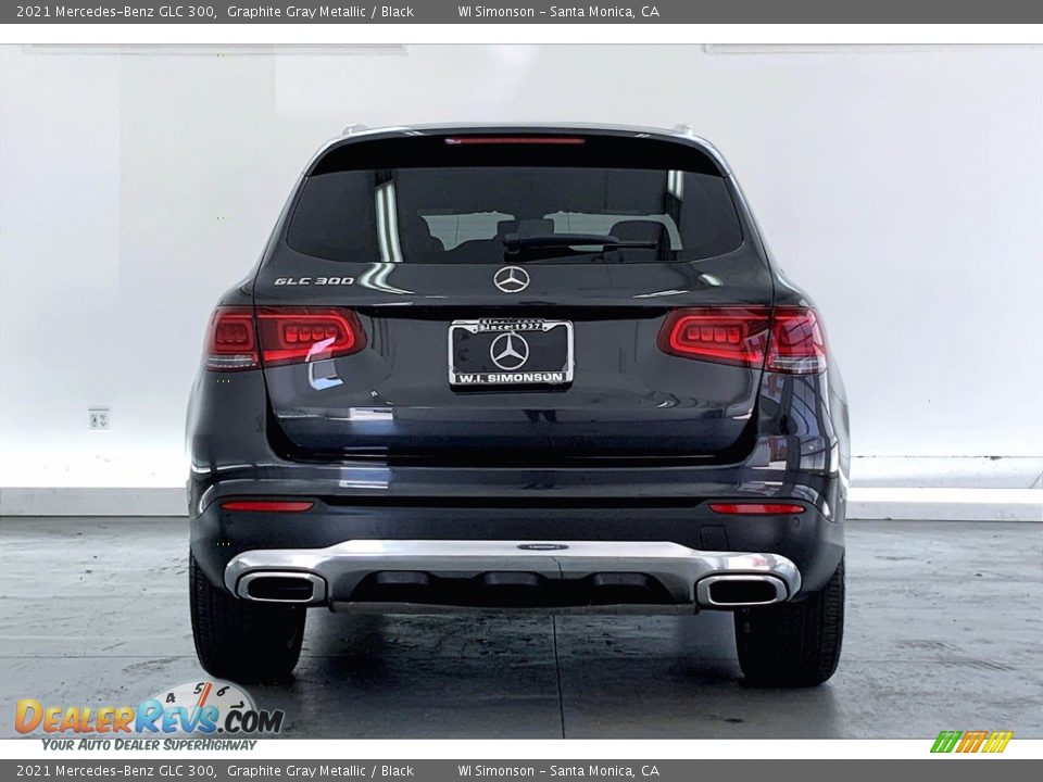 2021 Mercedes-Benz GLC 300 Graphite Gray Metallic / Black Photo #3