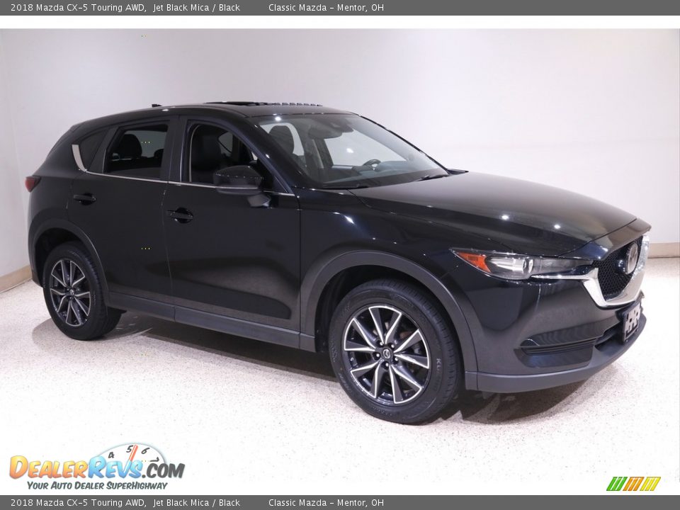 2018 Mazda CX-5 Touring AWD Jet Black Mica / Black Photo #1