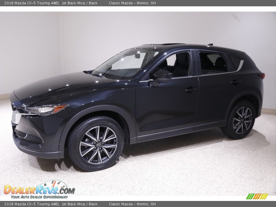 2018 Mazda CX-5 Touring AWD Jet Black Mica / Black Photo #3