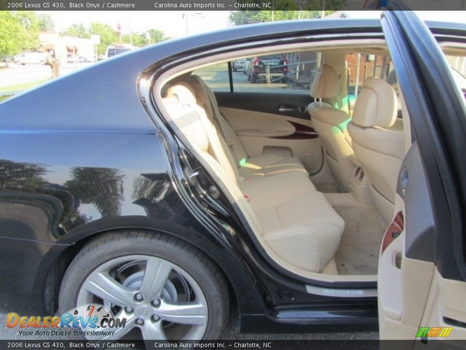 2006 Lexus GS 430 Black Onyx / Cashmere Photo #25