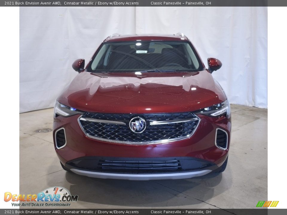 2021 Buick Envision Avenir AWD Cinnabar Metallic / Ebony w/Ebony Accents Photo #4