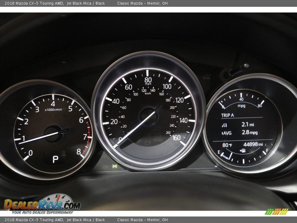 2018 Mazda CX-5 Touring AWD Jet Black Mica / Black Photo #8