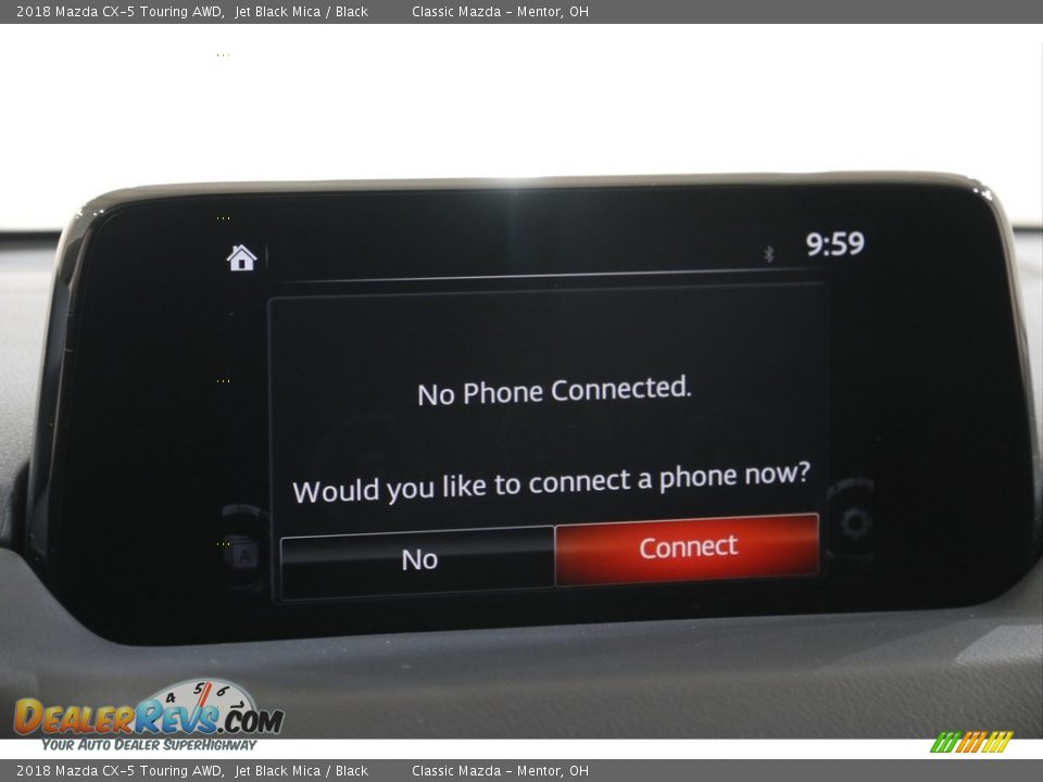 2018 Mazda CX-5 Touring AWD Jet Black Mica / Black Photo #11