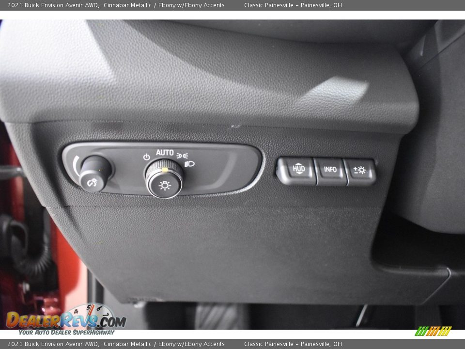 2021 Buick Envision Avenir AWD Cinnabar Metallic / Ebony w/Ebony Accents Photo #10