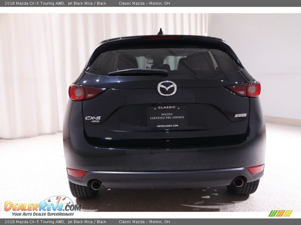 2018 Mazda CX-5 Touring AWD Jet Black Mica / Black Photo #18