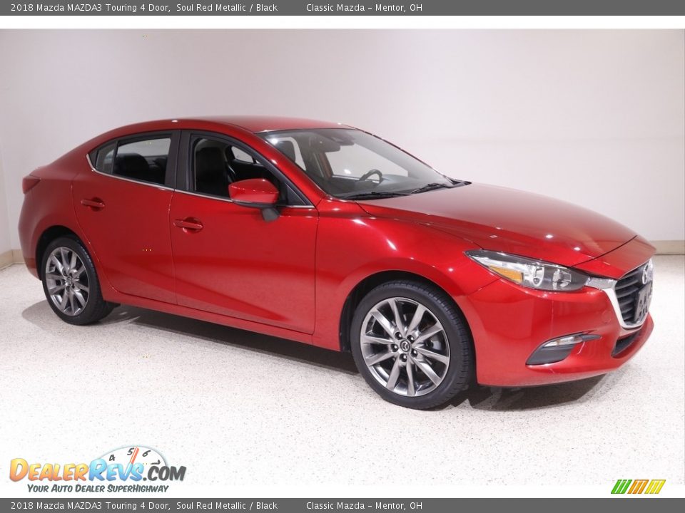 2018 Mazda MAZDA3 Touring 4 Door Soul Red Metallic / Black Photo #1